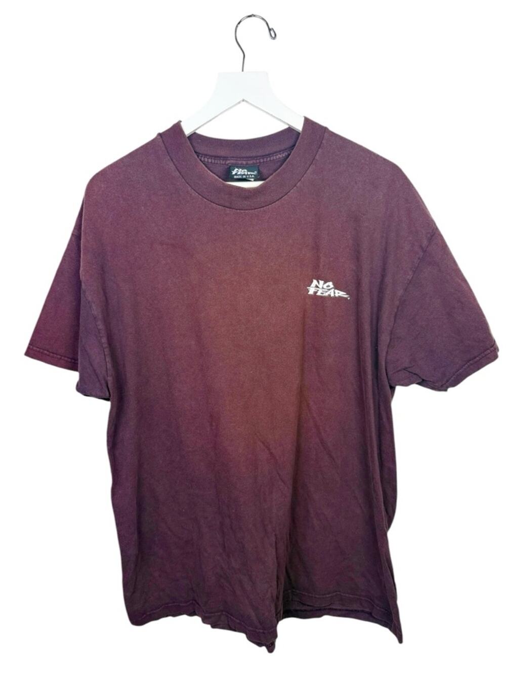 No Fear Made in USA Vintage Men’s Vintage Short-Sleeve T-shirt Tee M-380 Sz XL